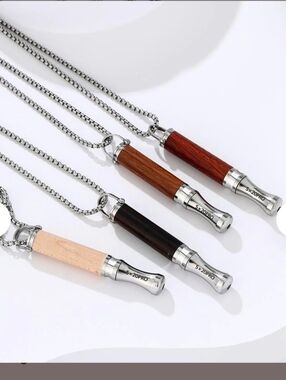 PRO MAX Wood Breathing Necklace – Natural Calm, Stress Relief & Mindful Habit